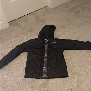 Columbia Black Hooded Jacket